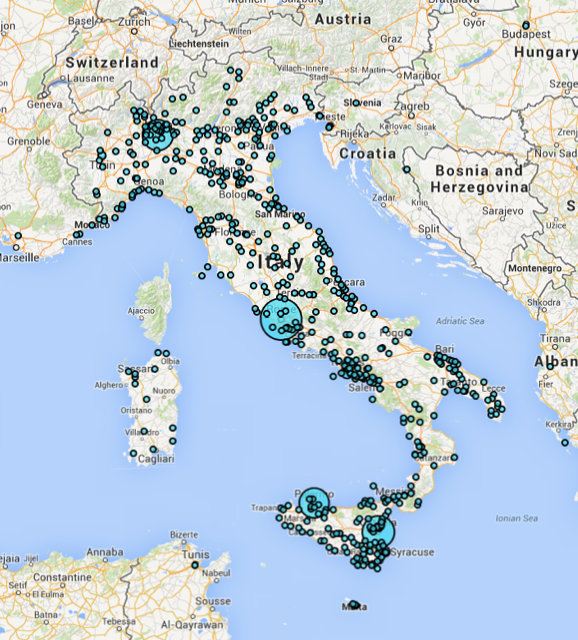 I fan dei Forconi in Italia
